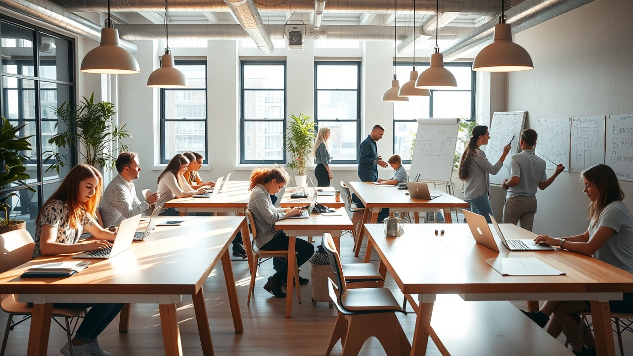 Mitarbeiter des Vexel-Teams bei der Zusammenarbeit
